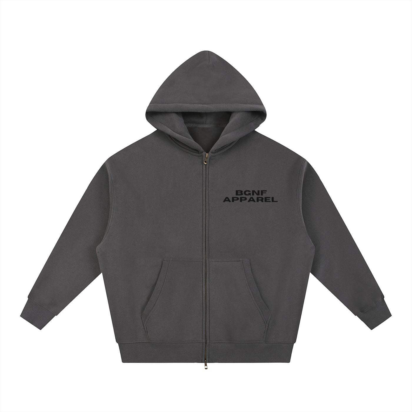 BGNF Unisex Oversized Fleece Boxy Hoodie