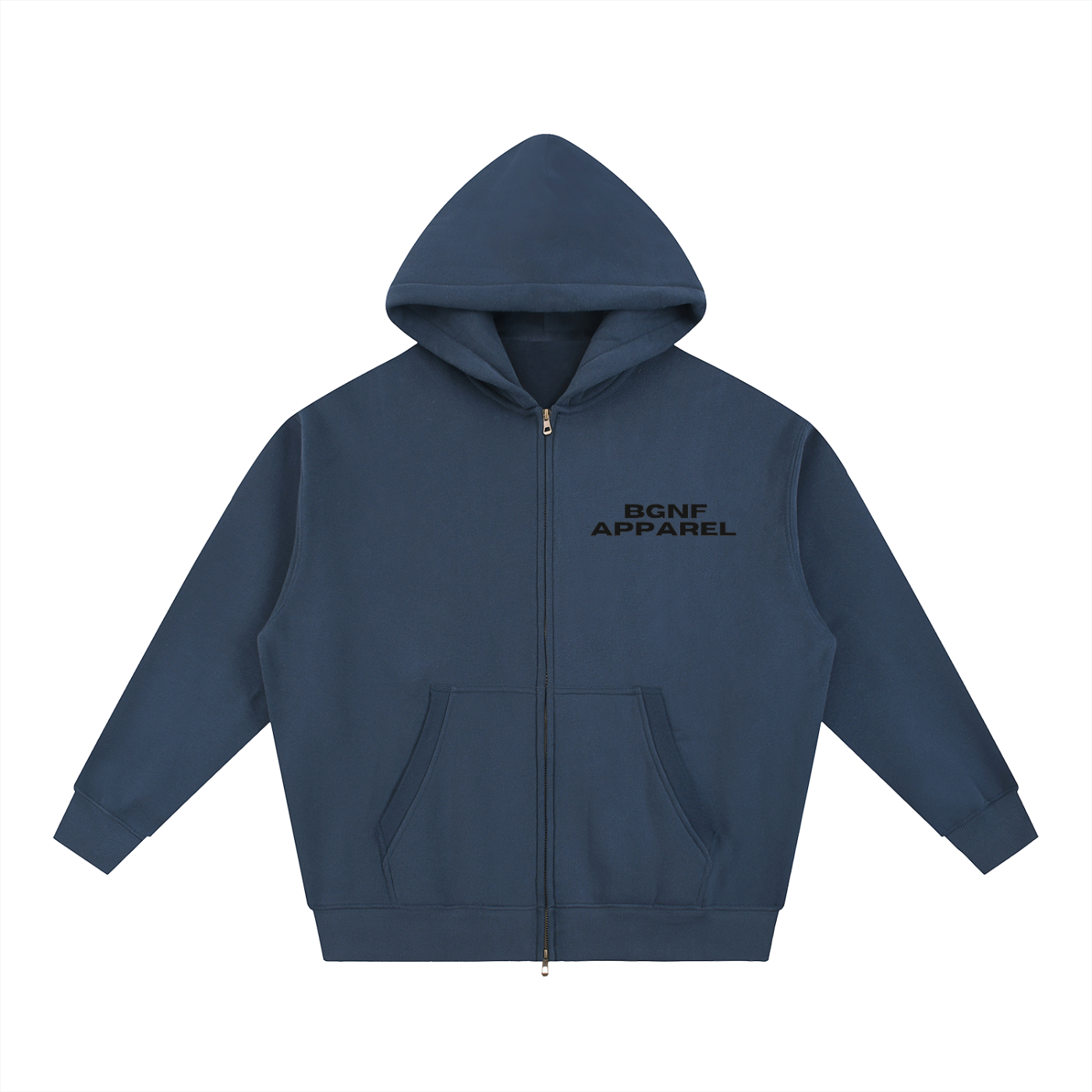 BGNF Unisex Oversized Fleece Boxy Hoodie