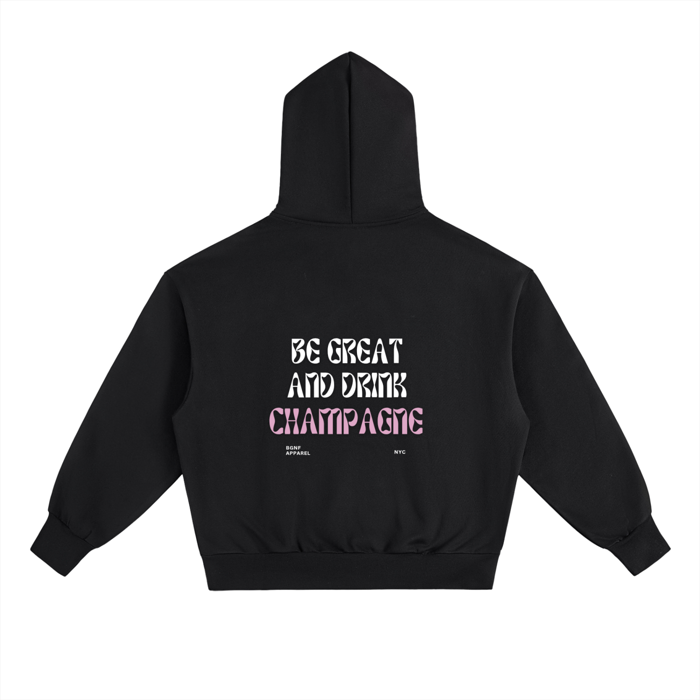 Bgnf Essential Heavyweight Fleece Champagne Hoodie