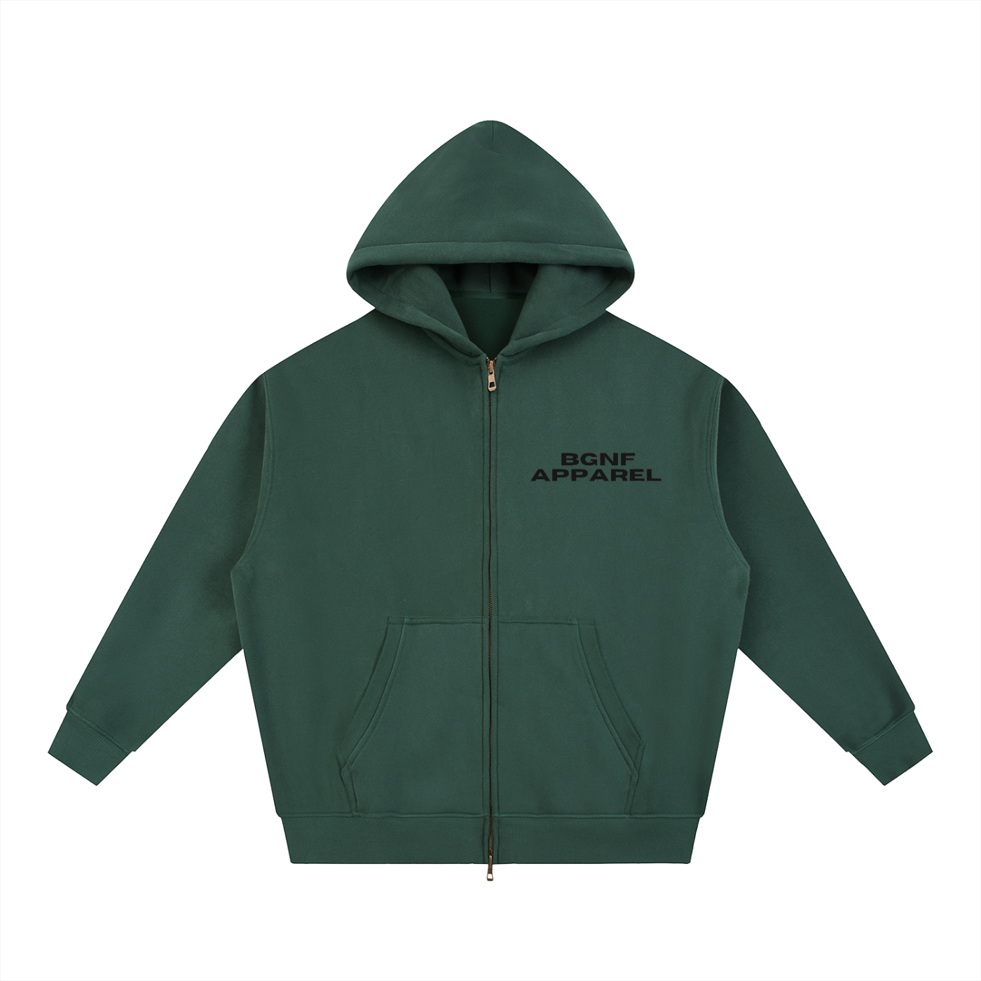 BGNF Unisex Oversized Fleece Boxy Hoodie